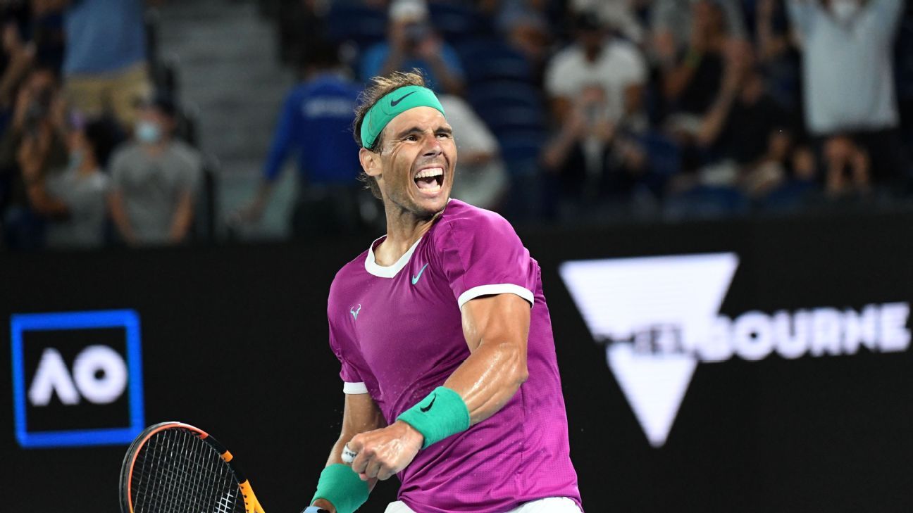 Australian Open final — A few months ago, Rafael Nadal thought he might retire — now he may make Grand Slam history