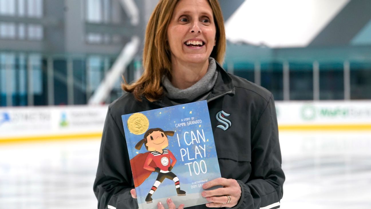 Hockey Hall of Famer Cammi Granato, sekarang pramuka untuk Seattle Kraken, meluncurkan buku anak-anak ‘I Can Play Too’