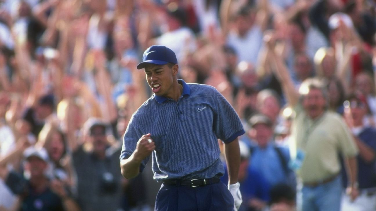 Tiger Woods’ ace at the Phoenix Open 25 years later — the bleachers shook and the beer cans flew