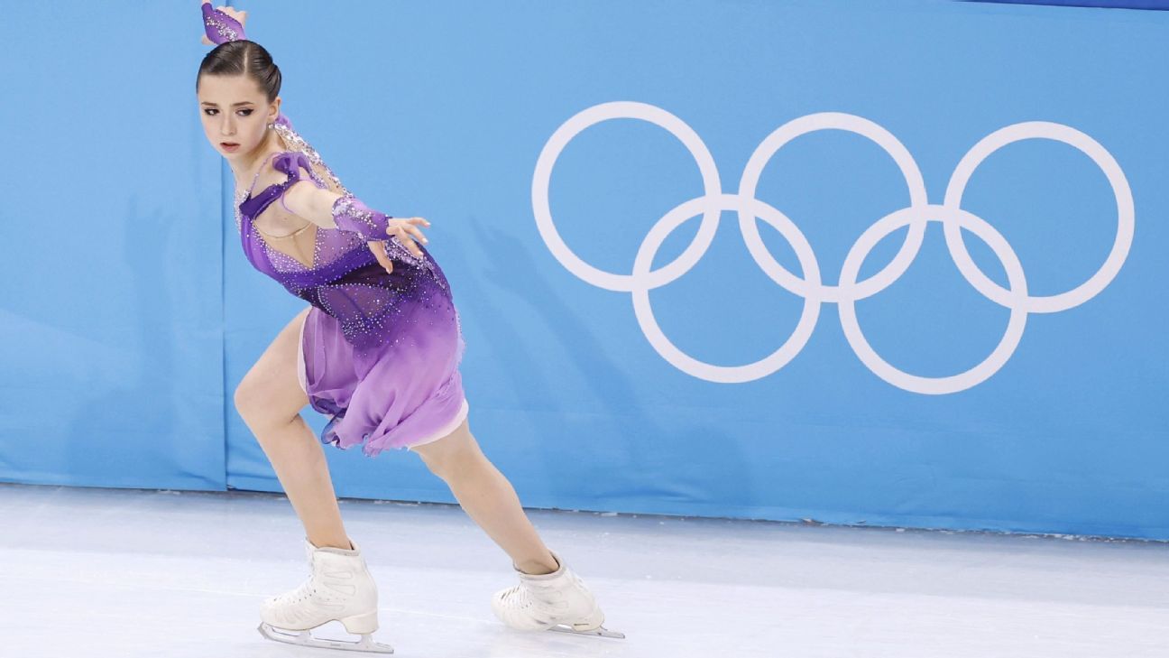 Winter Olympics 2022 – Russia figure skater Kamila Valieva finishes off the podium –