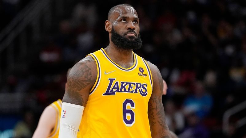 LeBron James (caviglia) salterà le ultime due partite dei LA Lakers