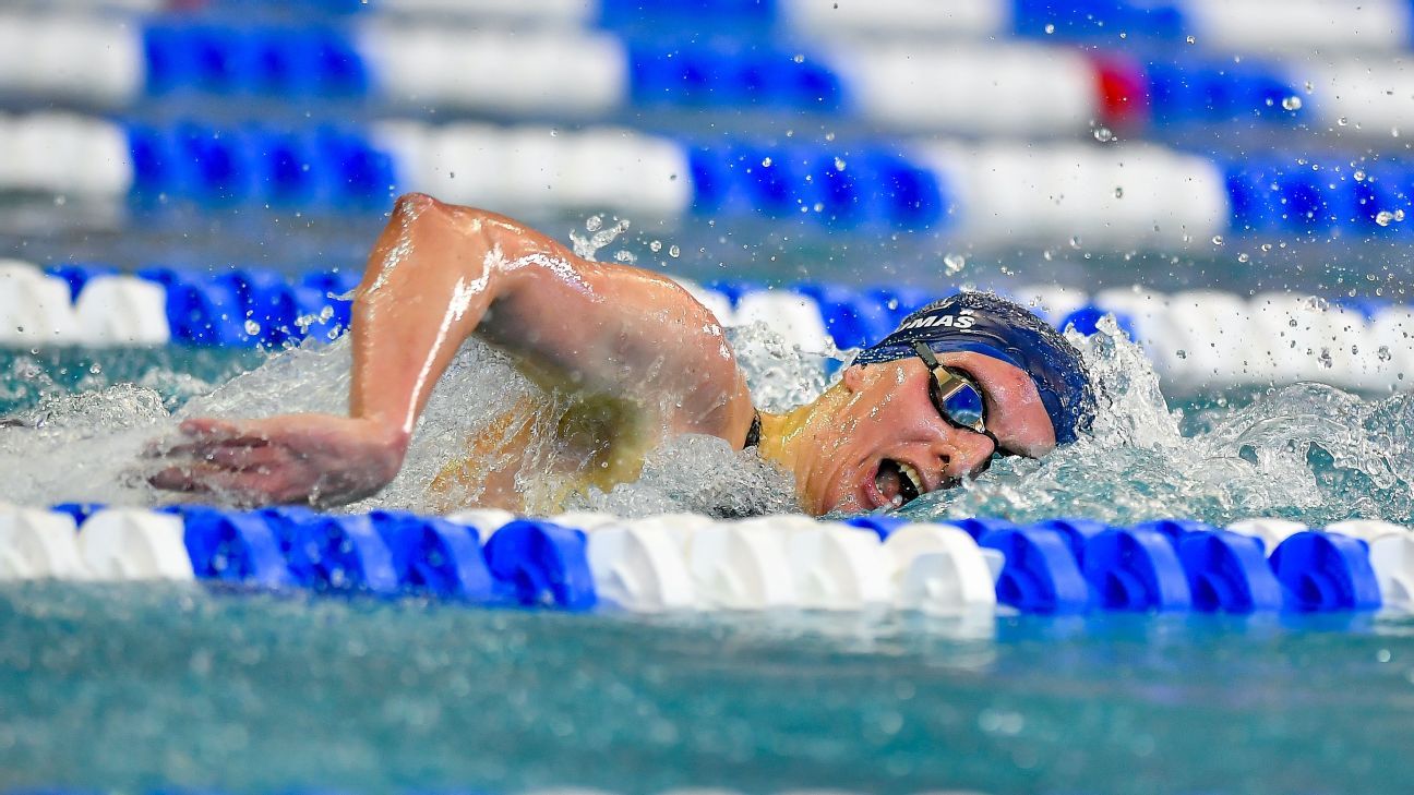 Lia Thomas reaches third final at NCAA swimming championships, to be No. 4 seed in 100-yard freestyle