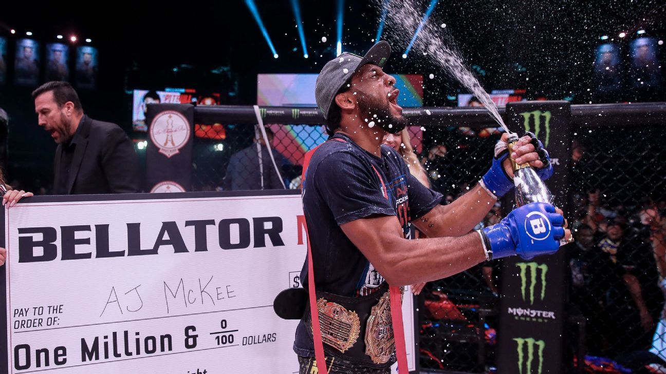 ‘Be quiet, son’: Why AJ McKee’s father believes the Bellator champ’s stardom will come via silence