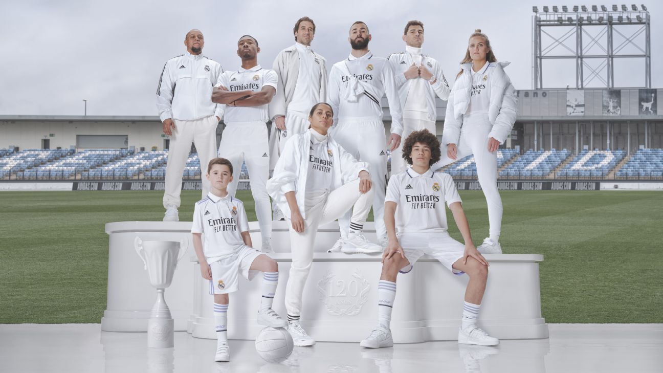 Raul dan kawan-kawan meluncurkan seragam kandang baru True Madrid