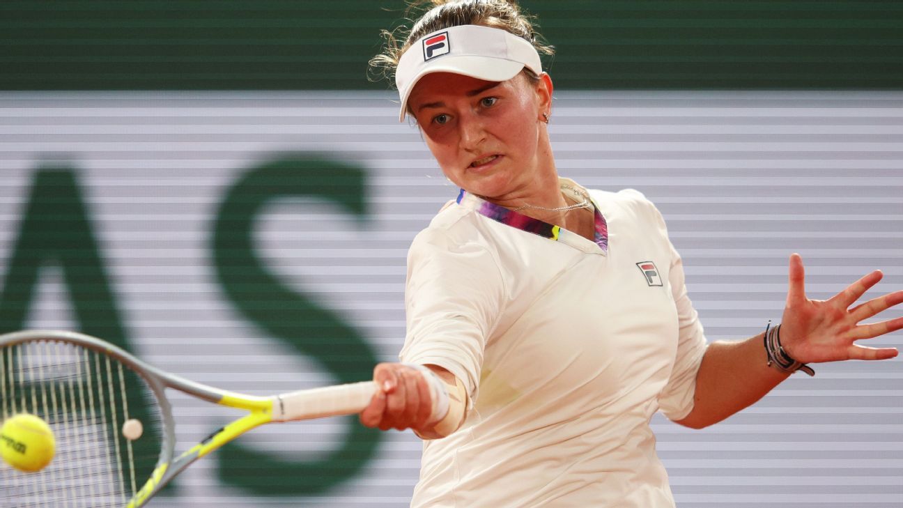 Barbora Krejcikova, la joueuse n°2 mondiale, quitte Roland-Garros après avoir été testée positive au COVID-19
