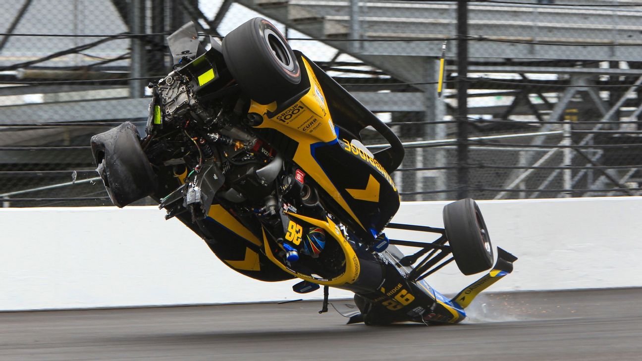 Colton Herta thoát khỏi tai nạn trong cuộc huấn luyện cuối cùng ở Indianapolis 500;  Ngày ăn carb nhanh nhất của Tony Kanaan