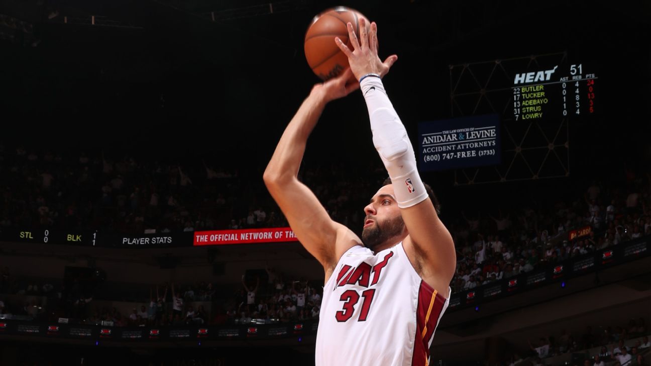 Spoelstra: Strus’ negated 3 a ‘case find out about’ for NBA