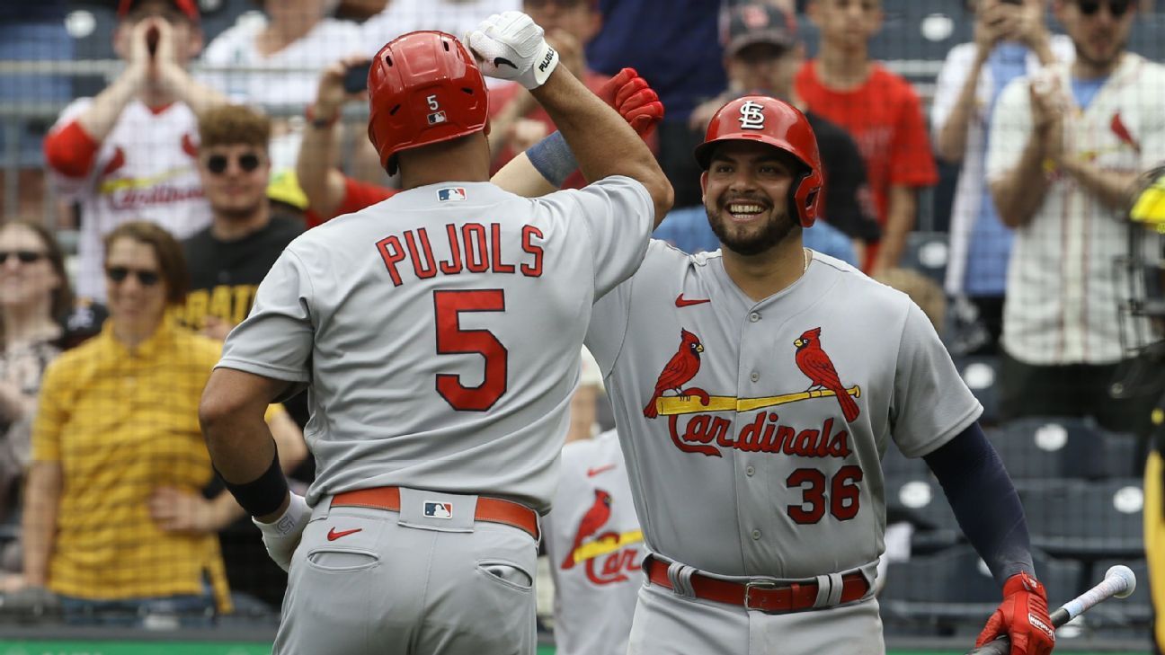 How Albert Pujols is using his final season to mentor a budding Cardinals slugger