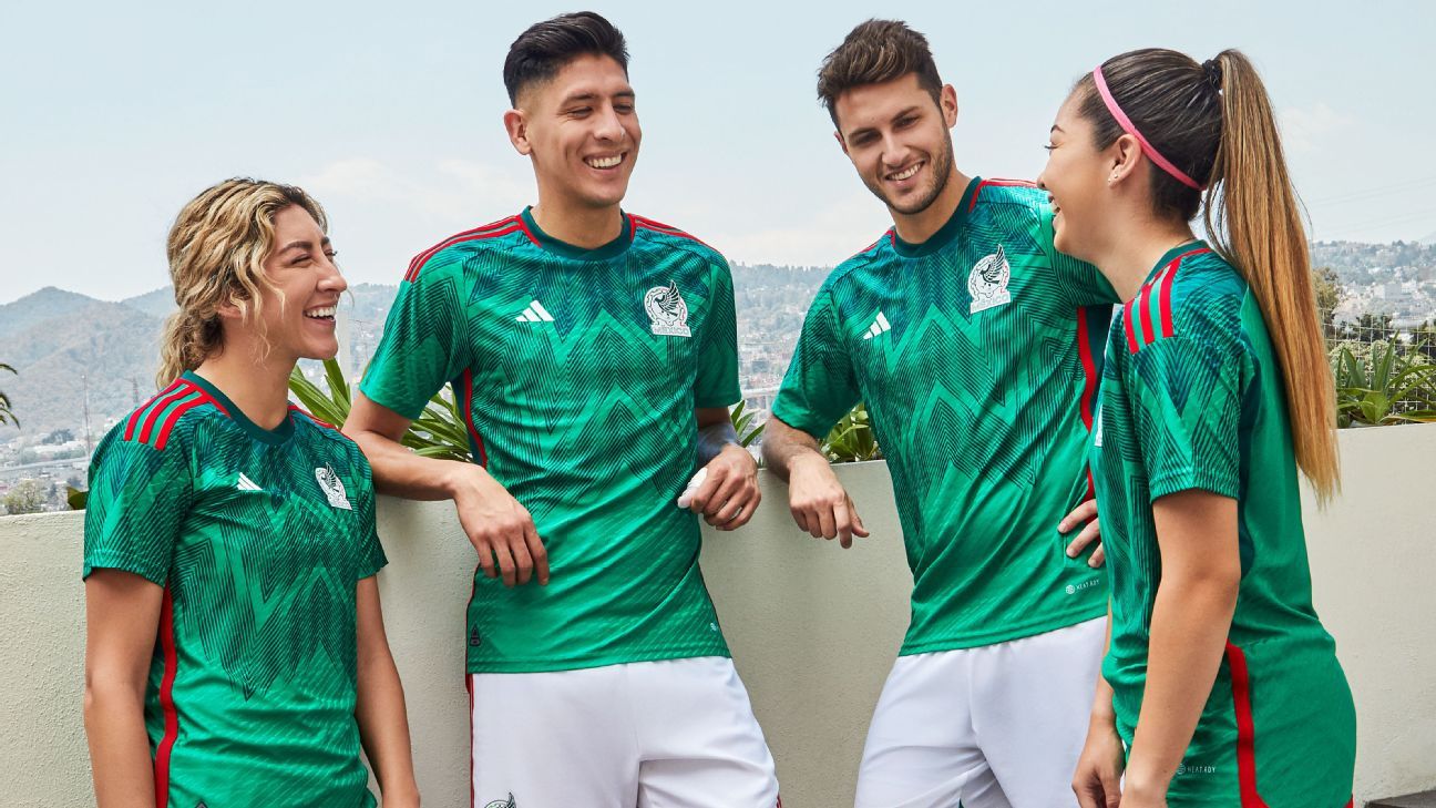 Camiseta verde del Mundial de México rinde homenaje al dios azteca Quetzalcóatl