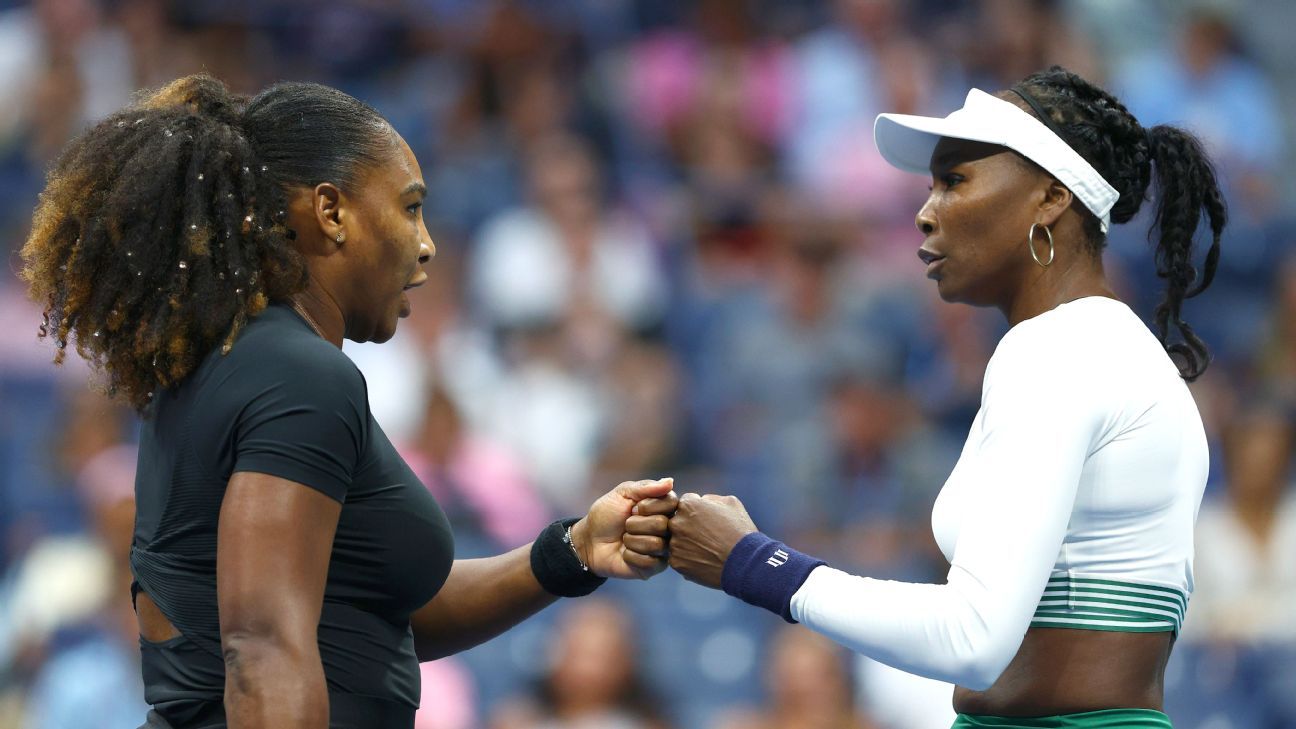 Serena et Venus Williams éliminées du double de l’US Open par Lucie Hradecka et Linda Noskova