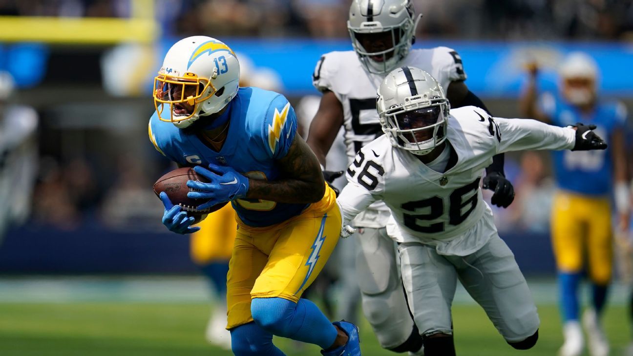 Chargers WR Allen (hamstring) ruled out again