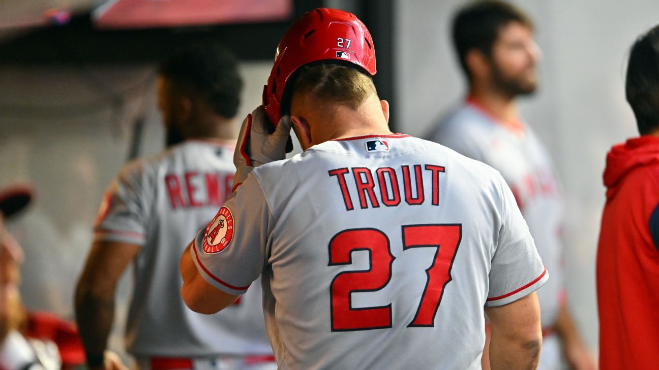 Trout kept in check, HR streak falls shy of record