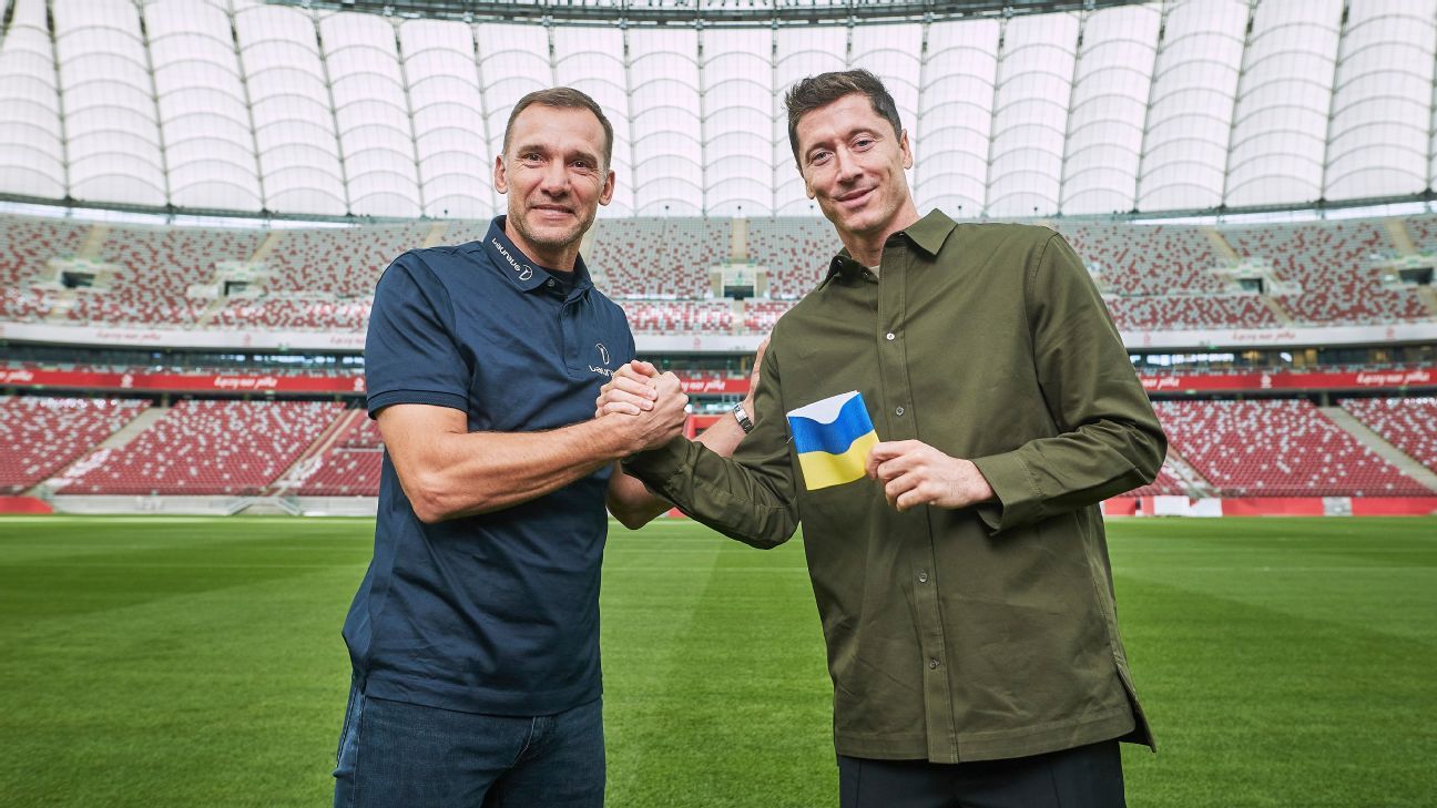 Robert Lewandowski will wear the colors of Ukraine at the World Cup