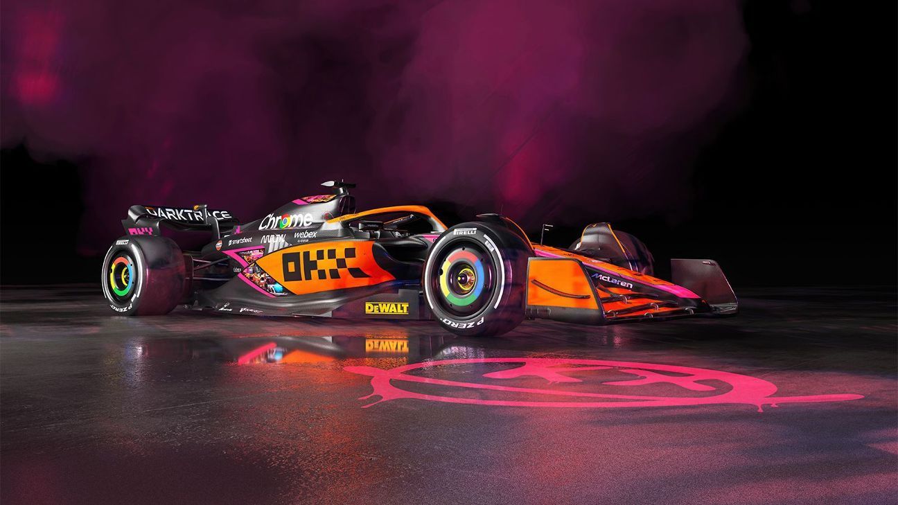 マクラーレンがシンガポールと日本でF1レースの未来の色を明らかに