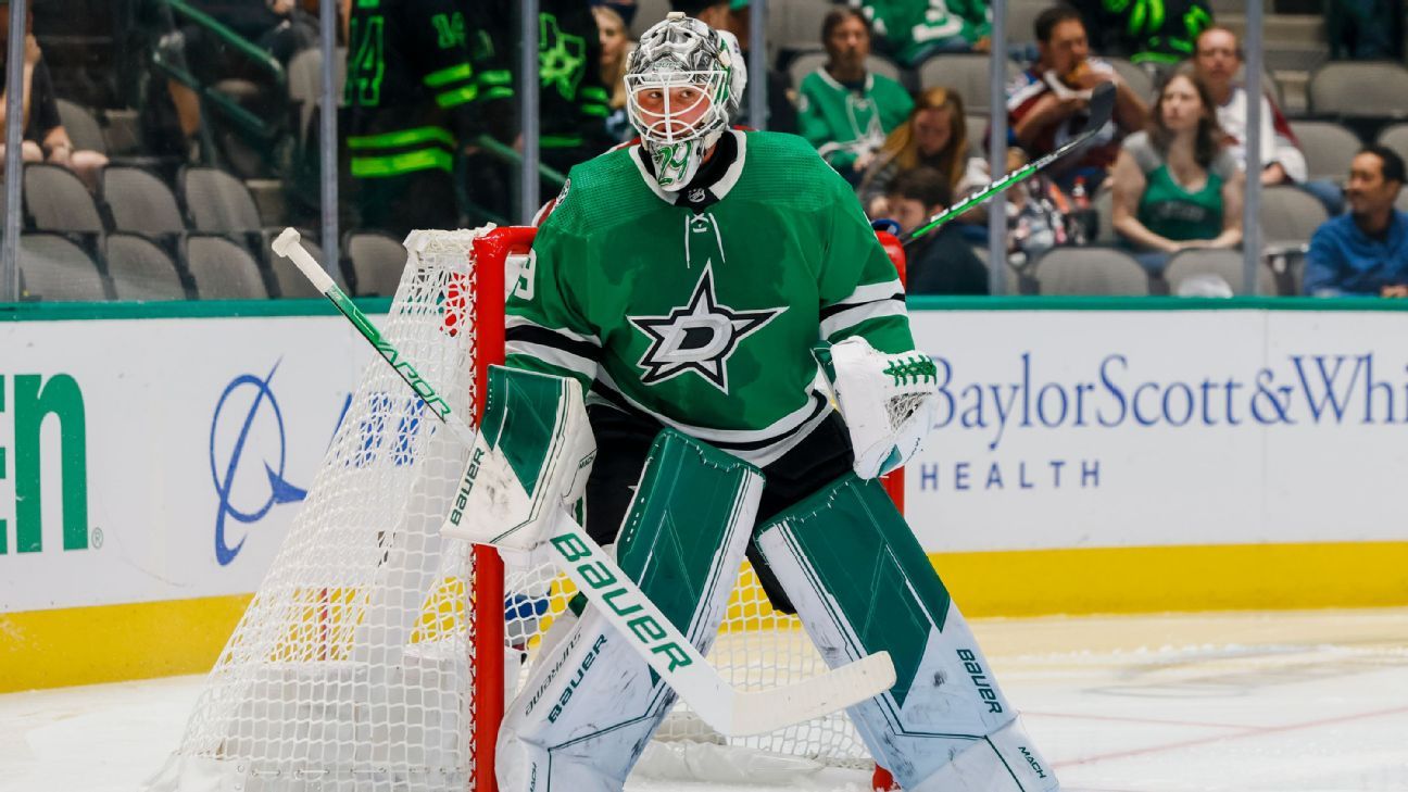 Jake Oettinger's tall task: Being the Dallas Stars' future in goal