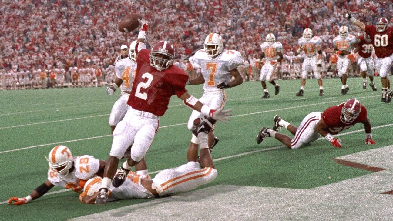 The 10 games that define the Alabama-Tennessee rivalry