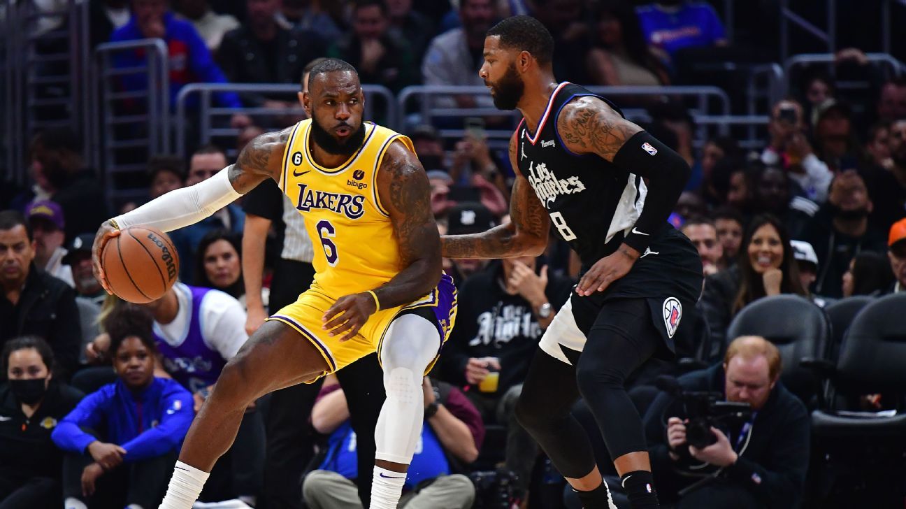LeBron James de los Lakers pierde ante Clippers por lesión en el muslo