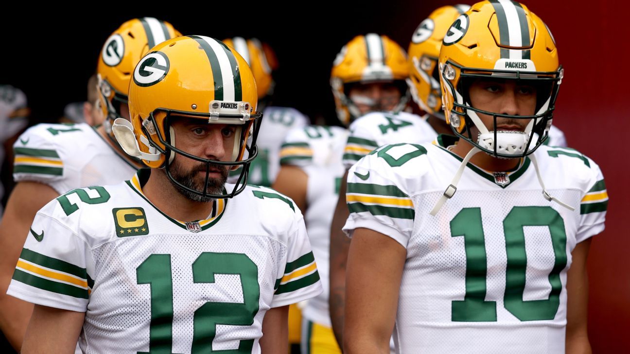 <div>Packers' Jordan Love showing growth as Aaron Rodgers' backup, but when will he play?</div>