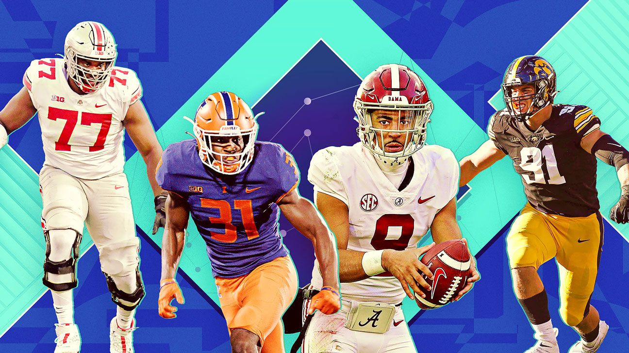 Kiper's updated NFL mock draft: Who's moving up for a QB? Three trades in a chaotic top five