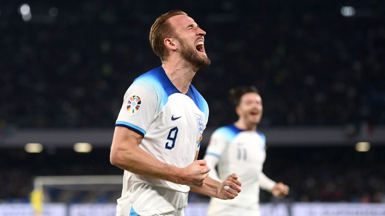 Harry Kane becomes England’s all-time leading goalscorer