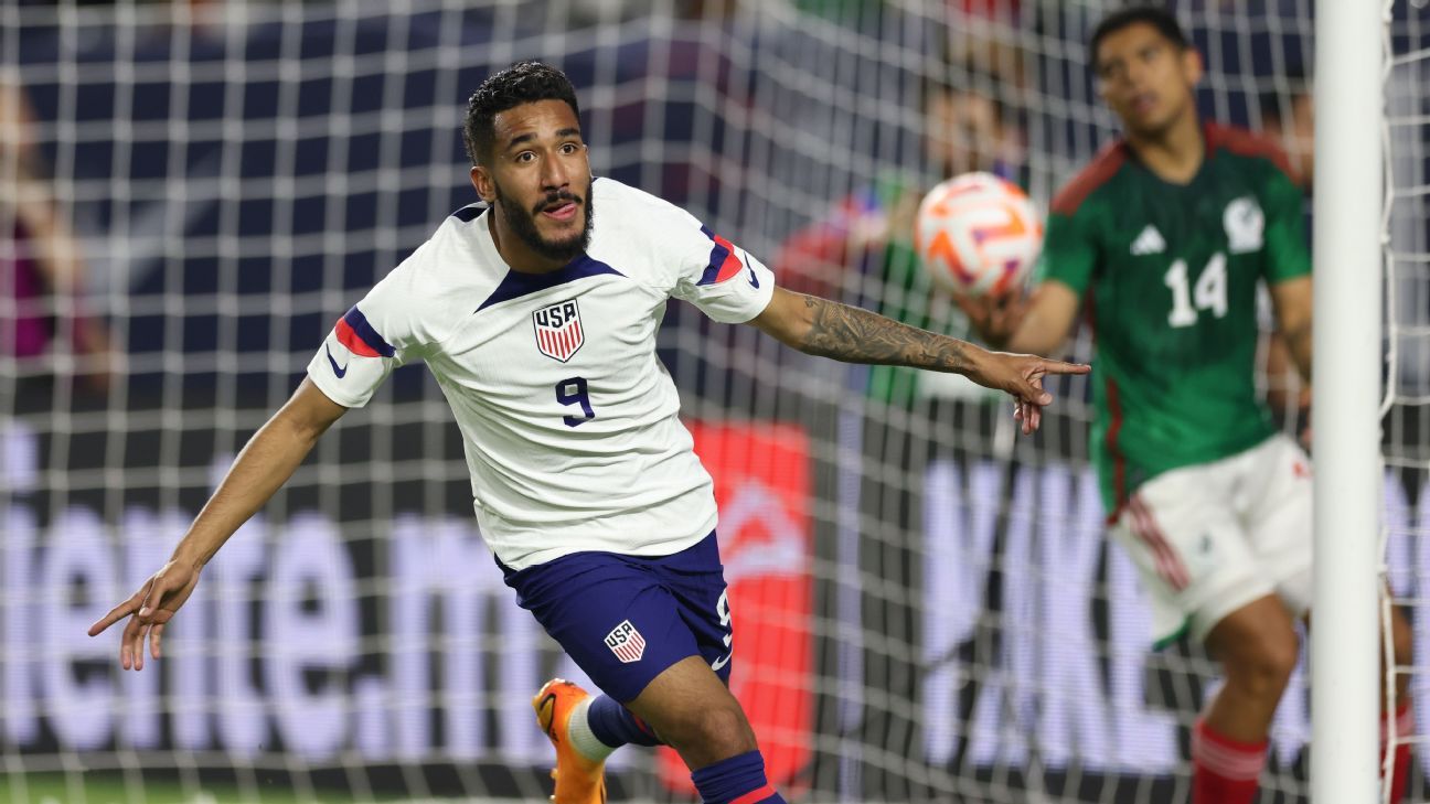 O gol de empate de Ferreira garantiu que os Estados Unidos mantivessem o controle do México