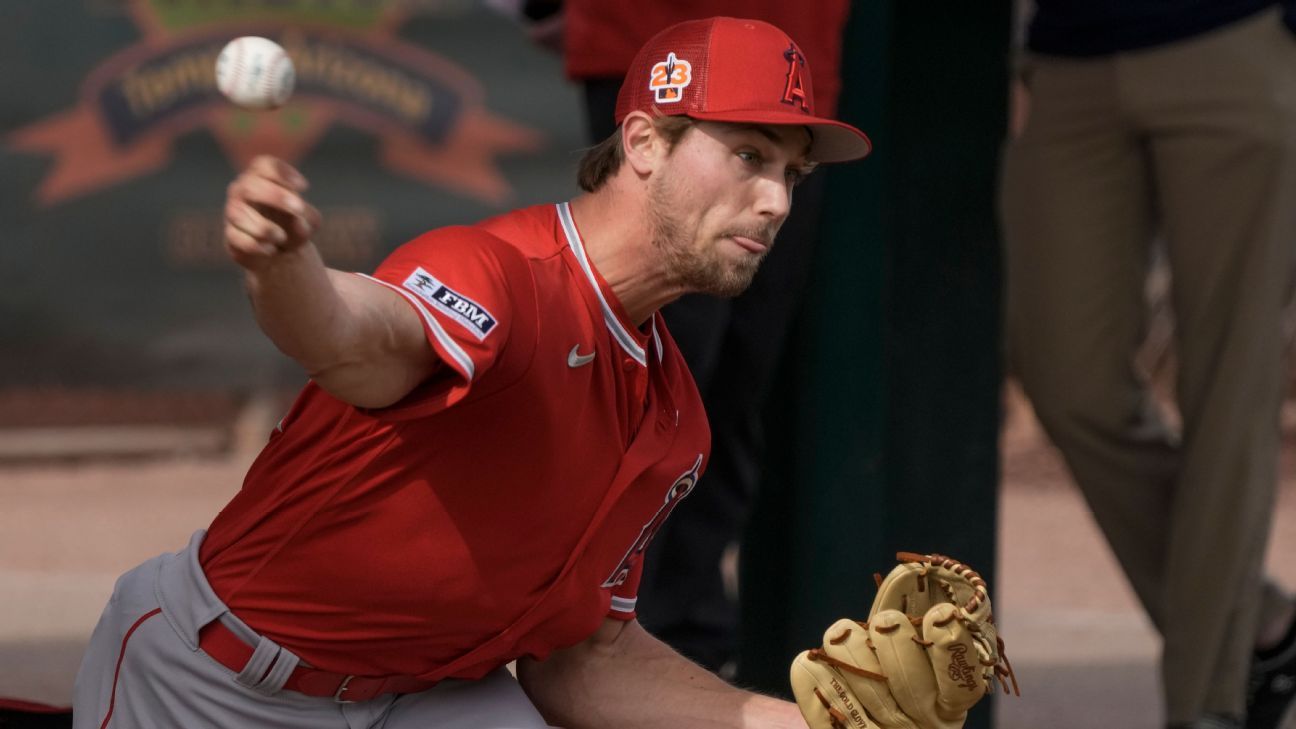 Angels promote RHP prospect Joyce; Moore to IL