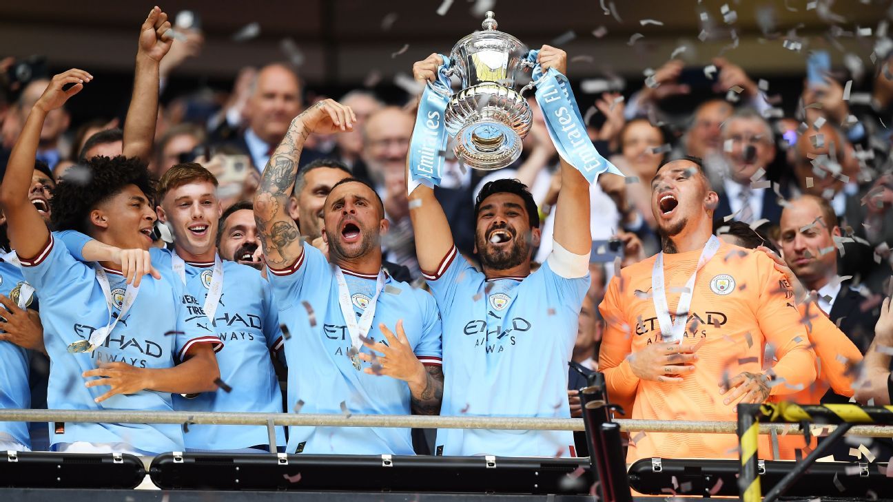 Man City outclass Man United to win FA Cup final