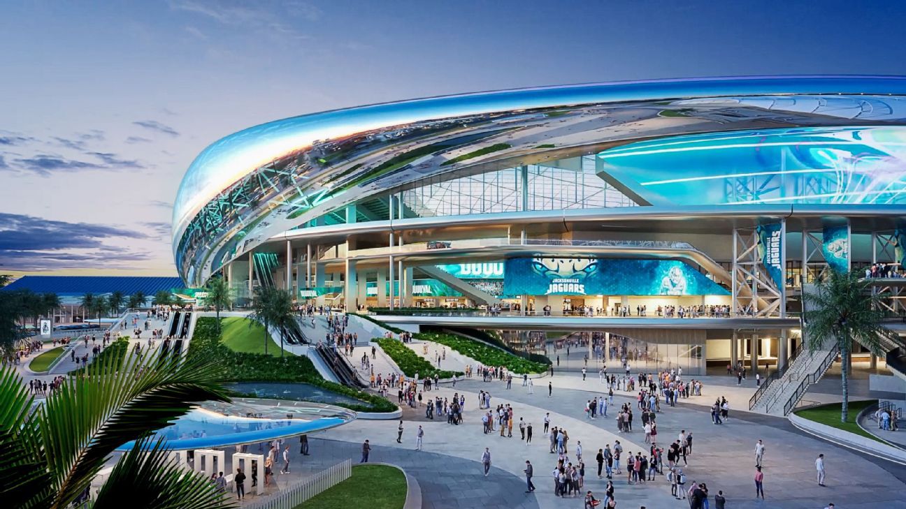 Jaguar memperkenalkan desain yang diusulkan untuk renovasi stadion