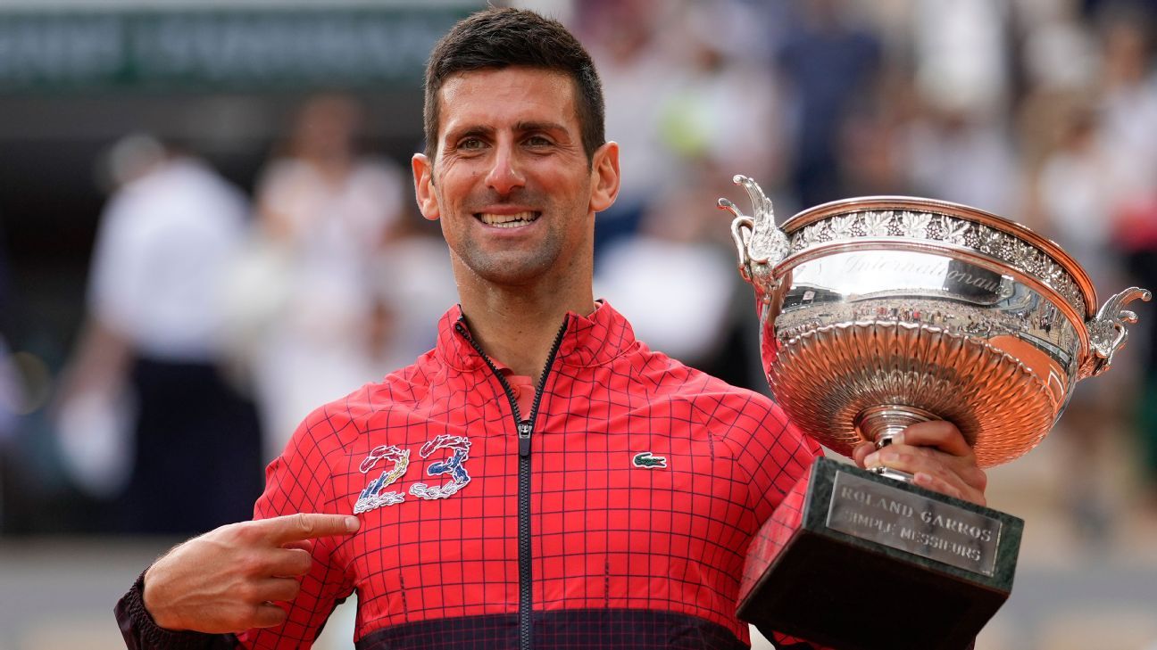 Ranking every single one of Novak Djokovic’s 23 Grand Slam tennis titles