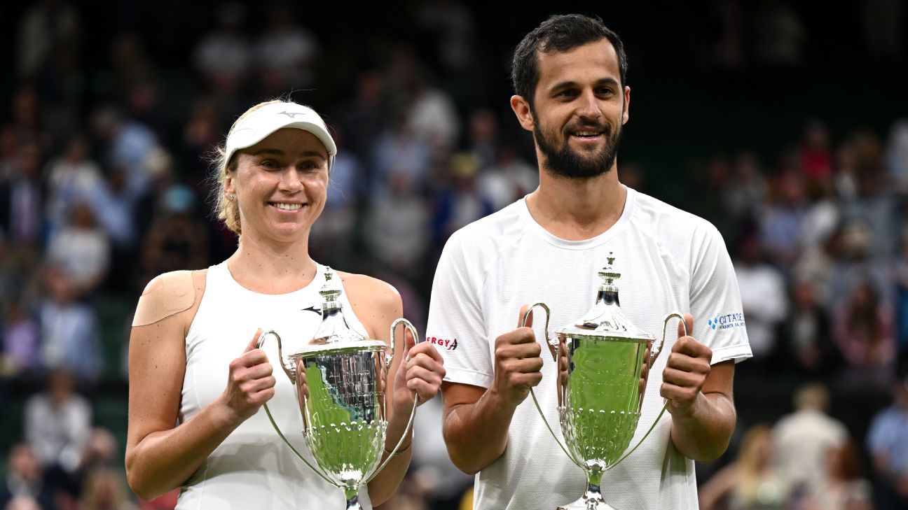 Lyudmyla Kichenok et Mate Pavic remportent le titre de double mixte à Wimbledon