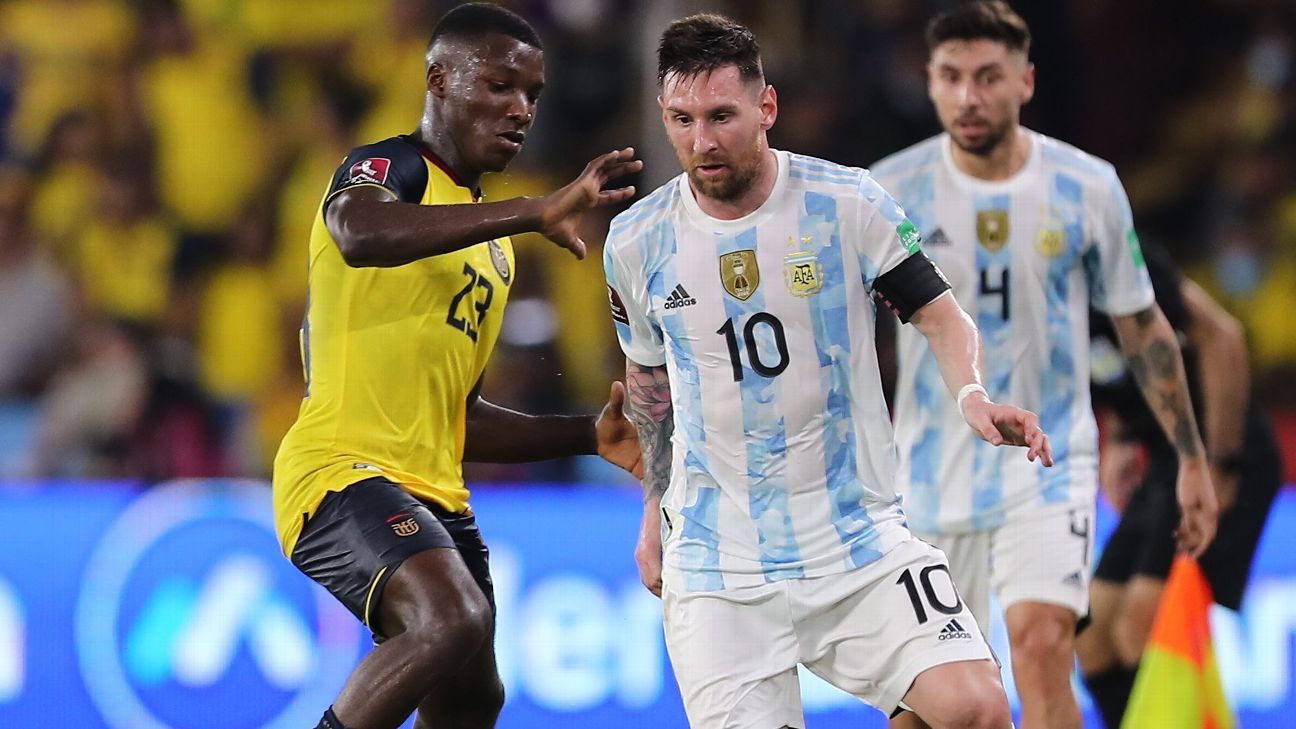 Moises Caicedo beats Messi and the world champions