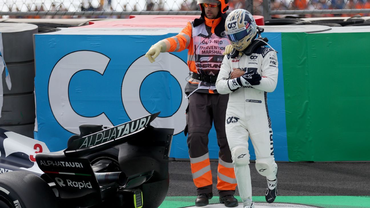 Daniel Ricciardo se blesse à la main lors des essais du GP des Pays-Bas