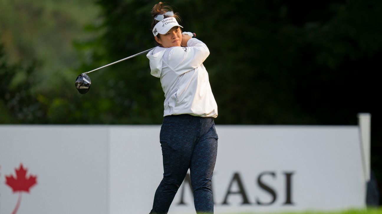 Late burst of birdies gives Khang 1-shot lead at CPKC Women’s Open