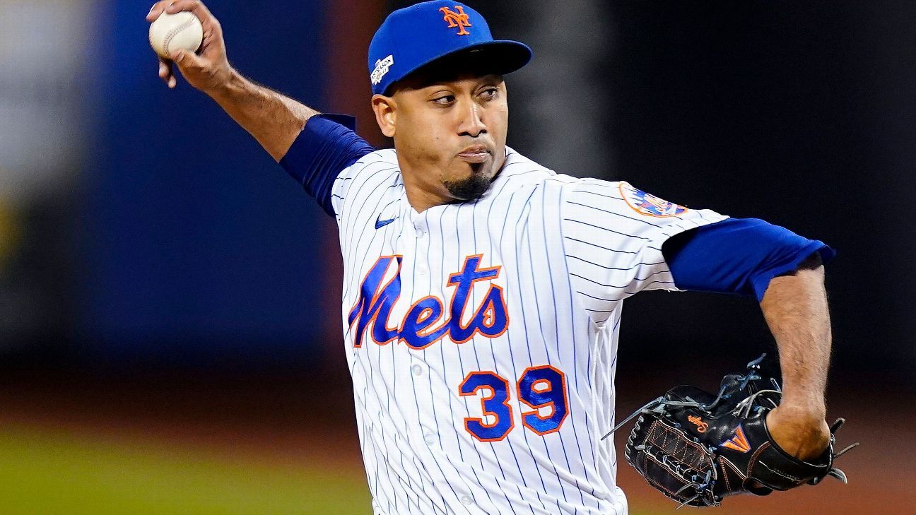 <div>Mets' Diaz throws outdoors, hoping for '23 return</div>