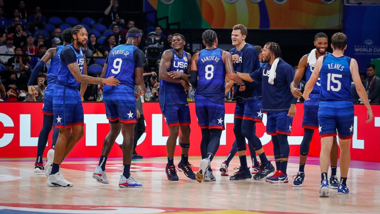 Punti salienti della vittoria dei quarti di finale della Coppa del Mondo FIBA ​​del Team USA contro l’Italia