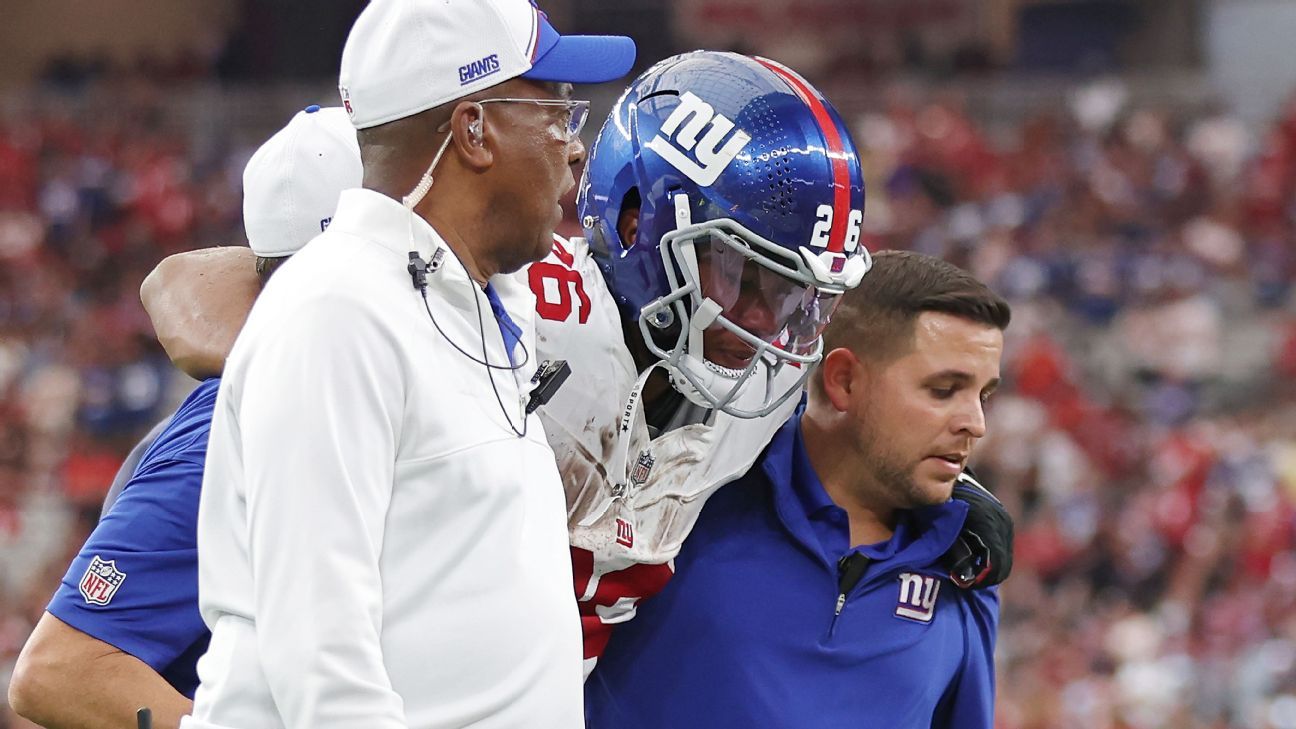 Saquon Barkley will likely miss three games with a sprain, source says