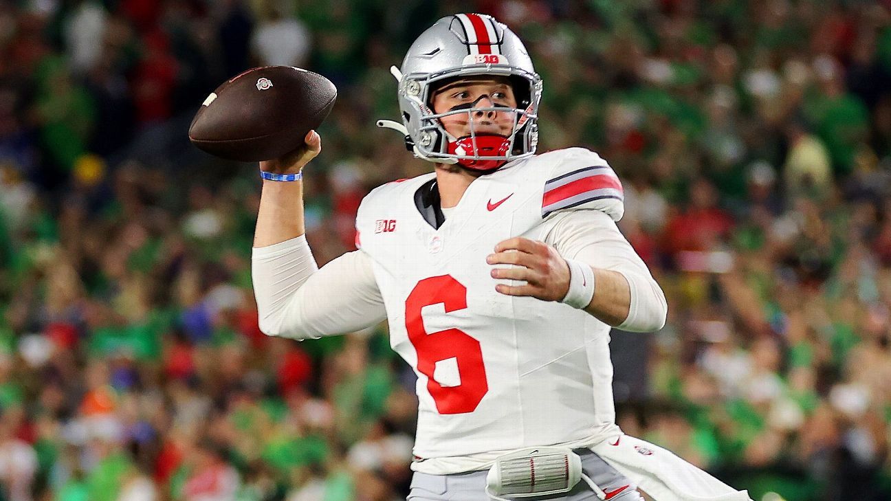 Kyle McCord is moving to Syracuse after a year as Ohio State’s QB1