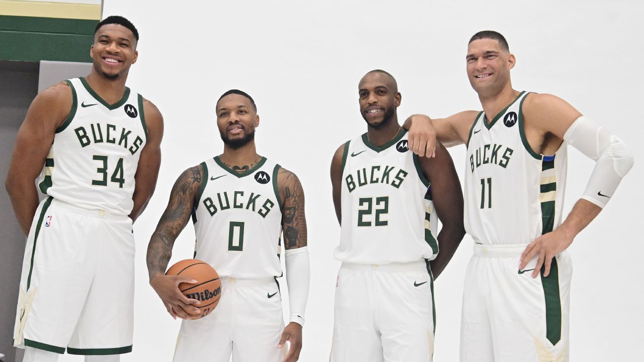 Overheard on NBA media day: New-look Bucks, LeBron’s understudy and … a green alien?