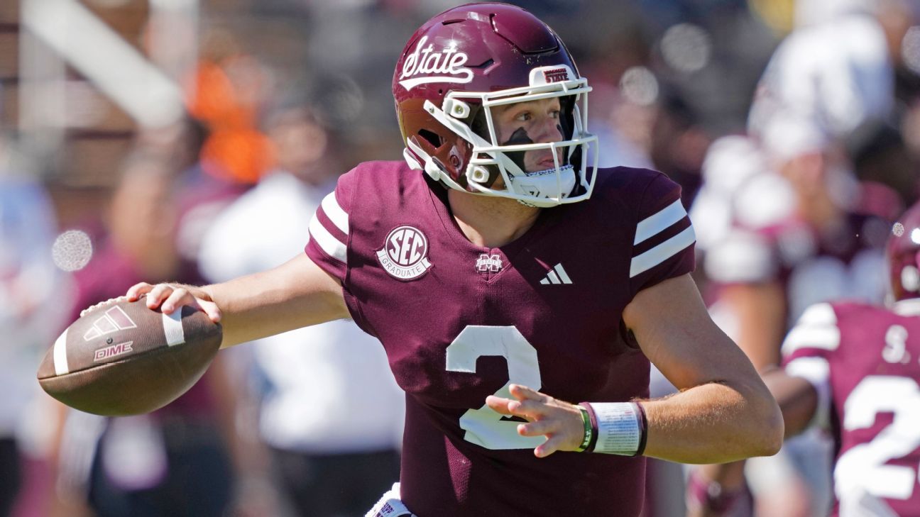 Sources: Miss State QB Rogers out, Wright starts
