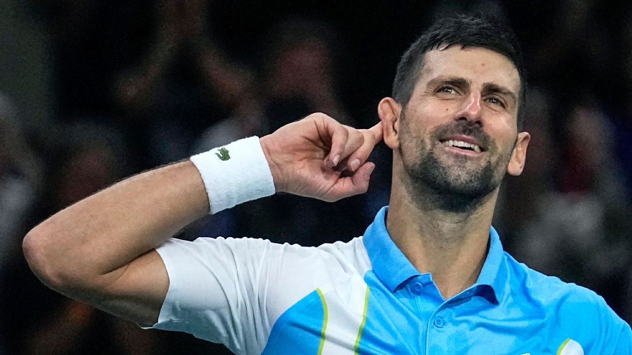Novak Djokovic affrontera Grigor Dimitrov en finale du Masters de Paris