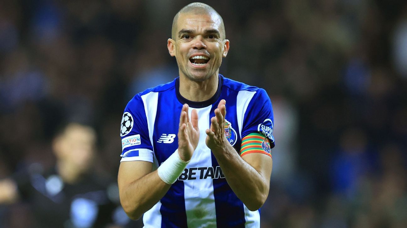 Pepe tops the list of veteran scorers in the Champions League