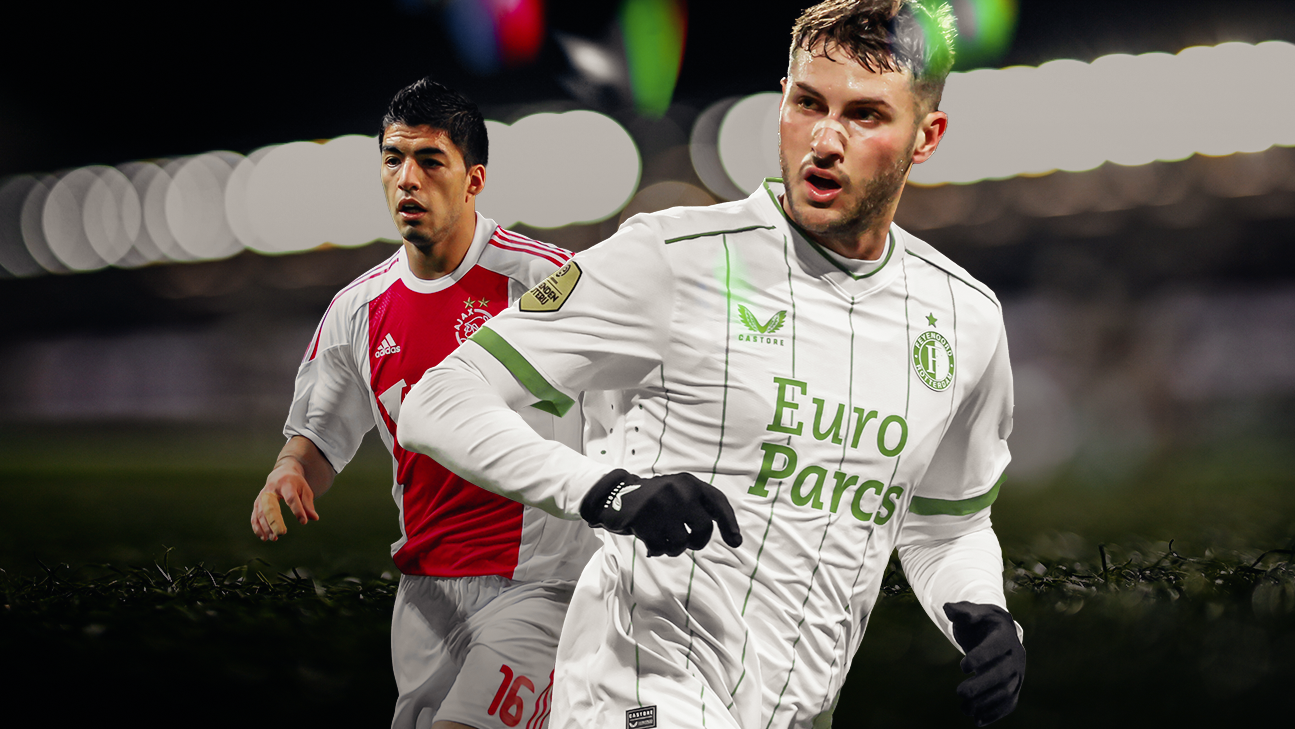 Santi Jimenez is chasing Luis Suarez’s historic mark in the Eredivisie