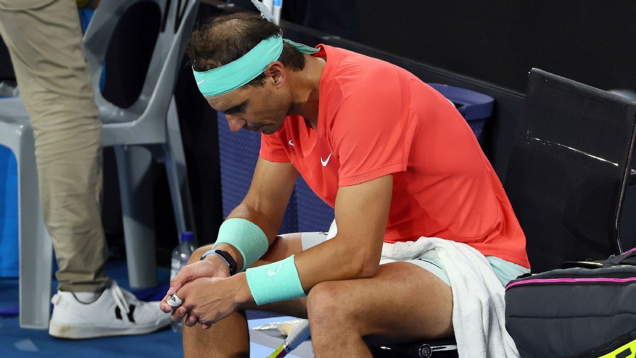 Rafael Nadal withdraws from the Australian Open due to a hip injury