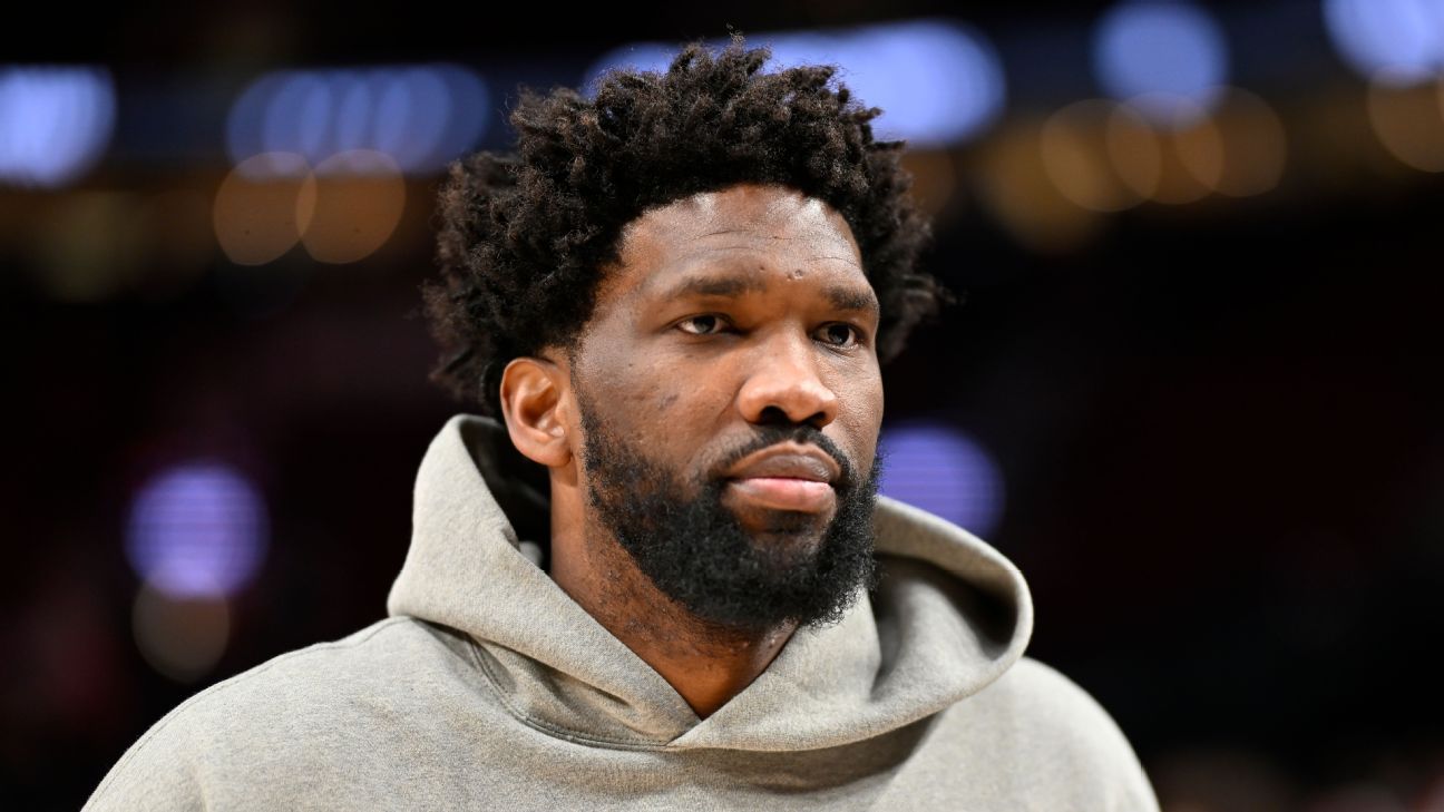 76ers’ Joel Embiid out Thursday, to have knee evaluated