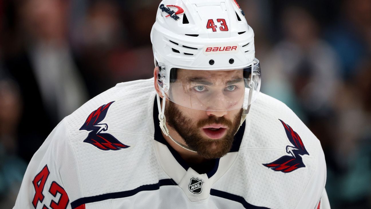 Caps F Wilson banned 6 games for high sticking