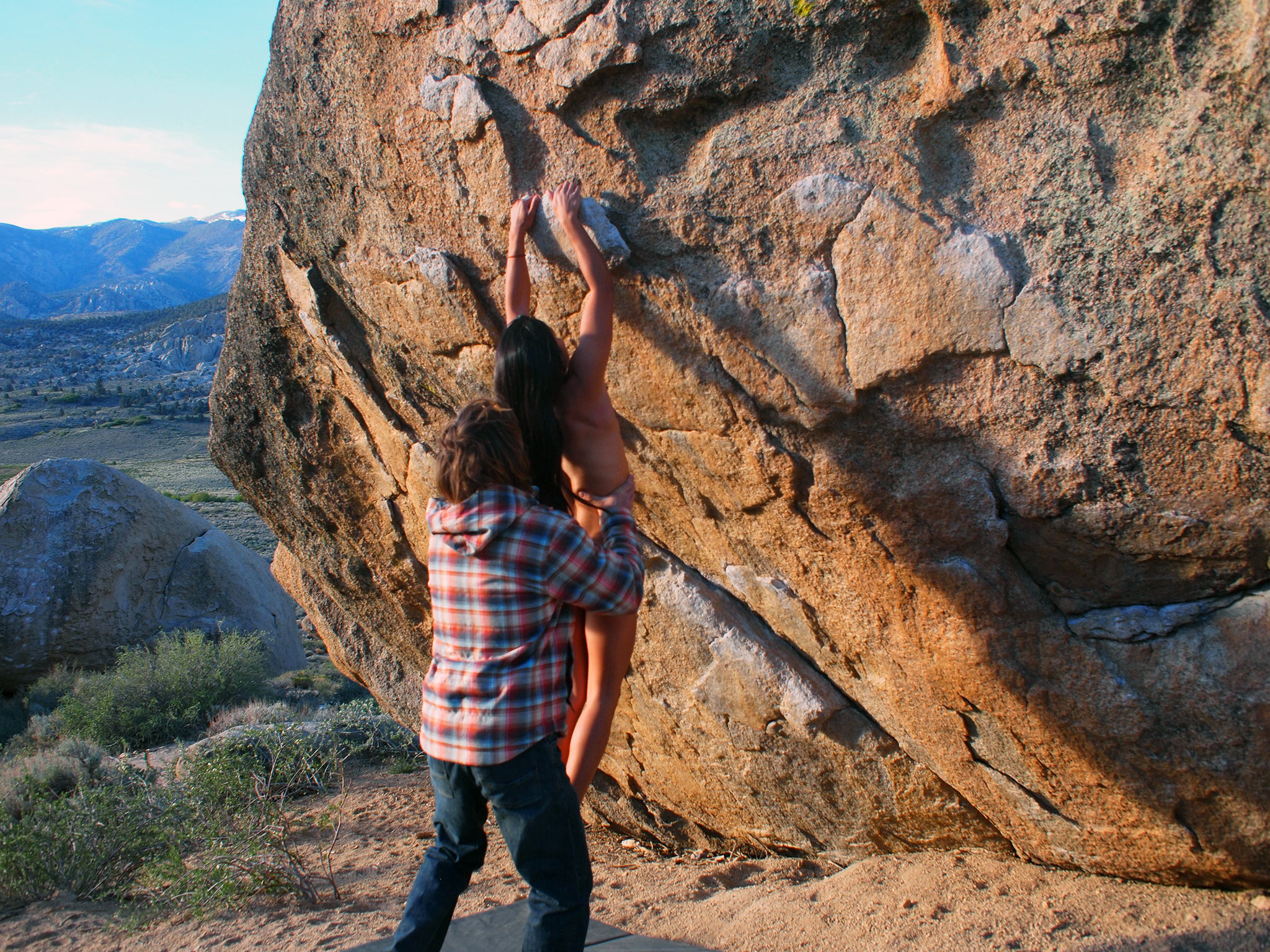 The Art of the Climb: Sensual naked rock climbing