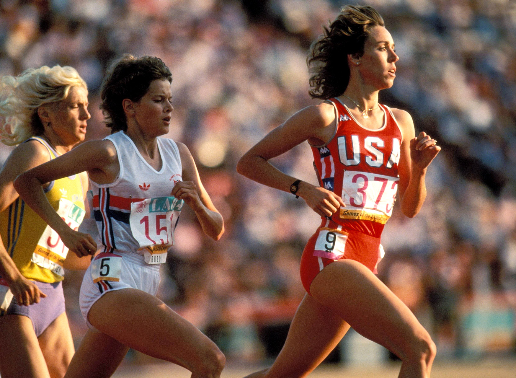 Mary was running. Zola Budd.